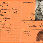 Carte d'identité Gustave Roud