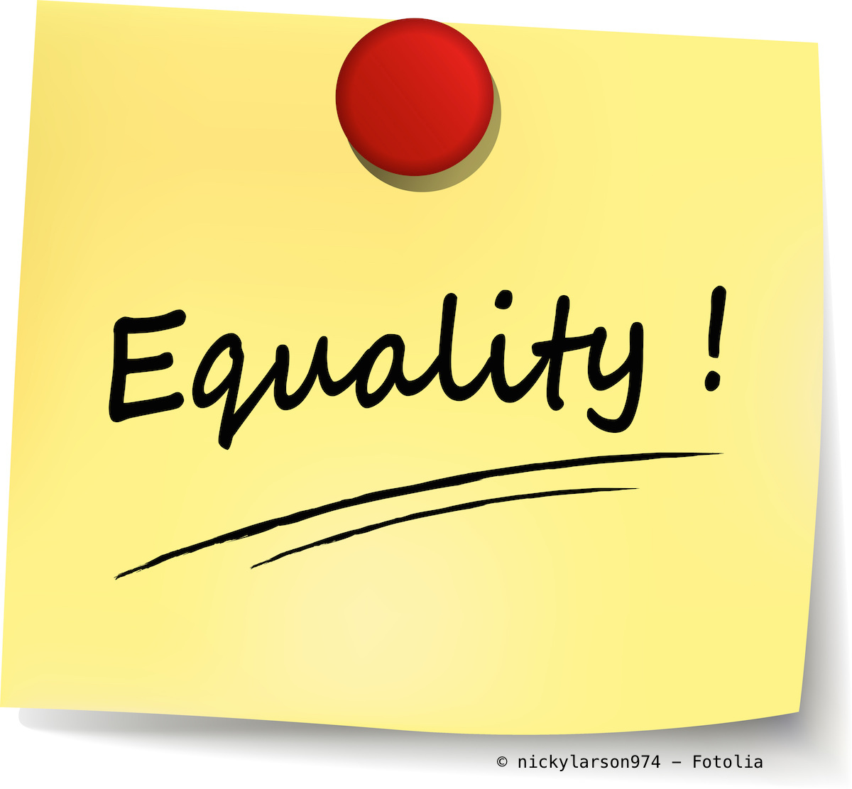 Fotolia_79727384.jpg (equality yellow note)