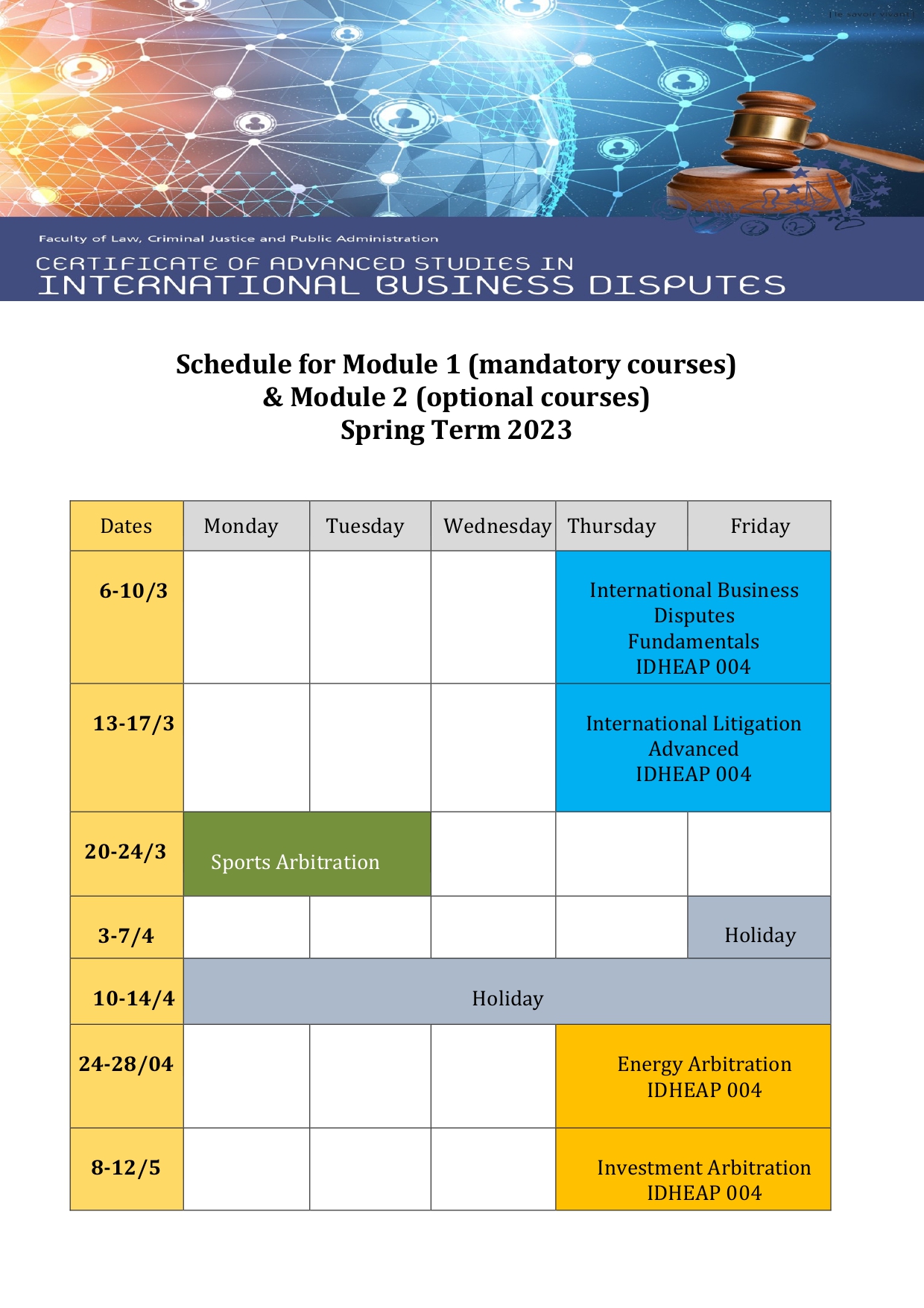 Schedule_CAS_2023_Mandatory_Optional Courses.pdf (Schedule_CAS_2023_Mandatory + Optional Courses)