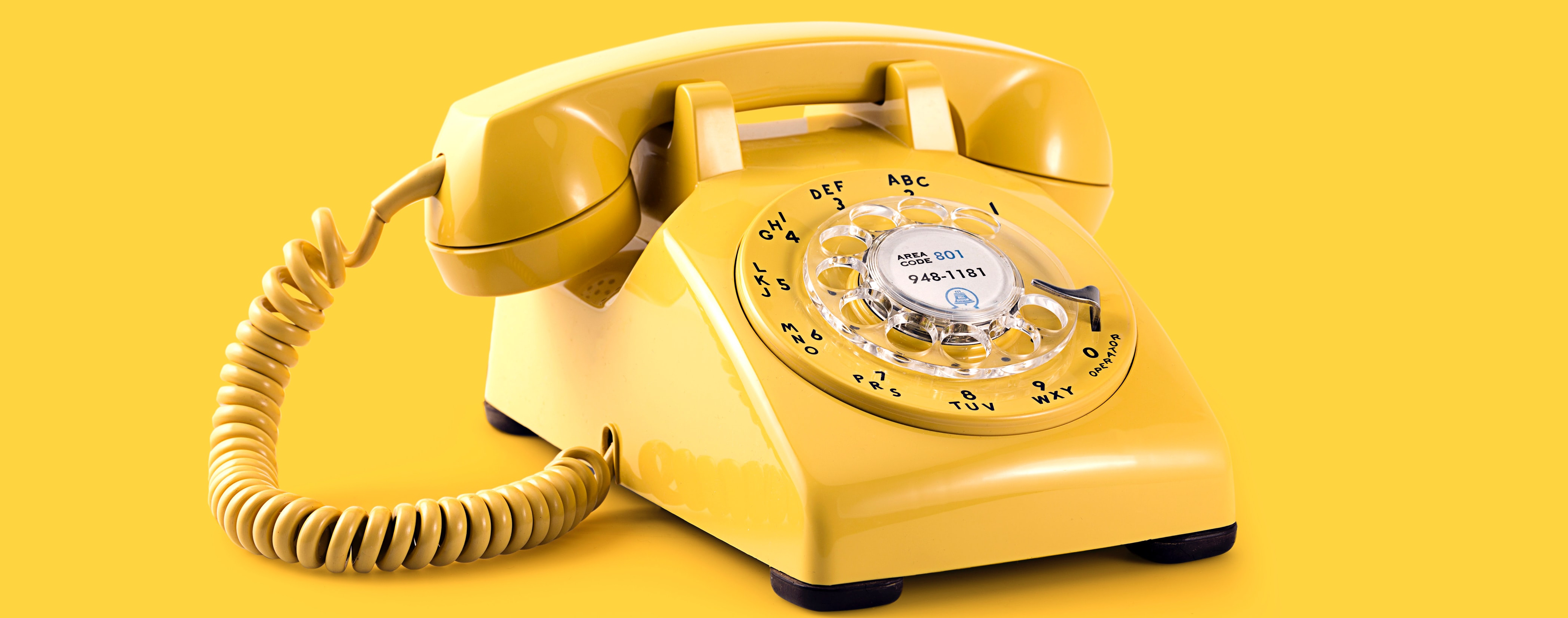 Image d'un téléphone jaune