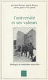 Couverture "L'Université et ses valeurs..."