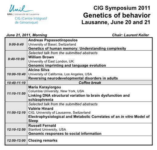 Symposium Planning June 21, 2011